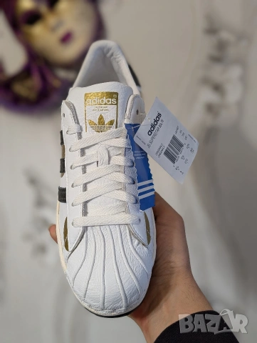  лимитиран модел маратонки Adidas Jeremy Scott Superstar 80s Ripple nomer 42 2/3, снимка 13 - Маратонки - 54270473