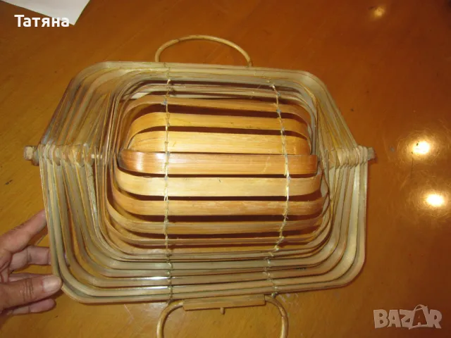 чанта  /КОШНИЦА /от бамбук ;ШАПКА ;, снимка 6 - Чанти - 14023923