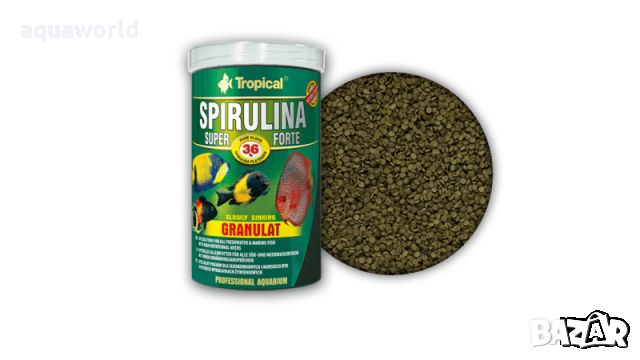 "Безплатна доставка "Tropical Super Spirulina Forte Granulat 100 ml, снимка 1 - Оборудване за аквариуми - 46308095