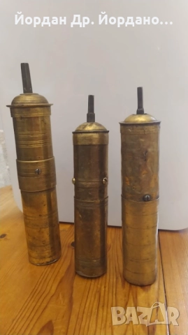 Стари турски мелнички  за кафе височина 25 см и 20 см, 1 бр за черен пипер