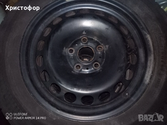 4 бр. зимни 16 цолови CONTINTAL с железни джанти за wv , снимка 9 - Гуми и джанти - 52112795