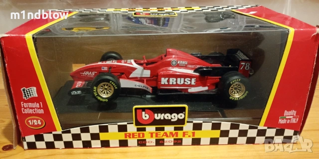 Bburago 1:24 Formula 1 болид метална количка