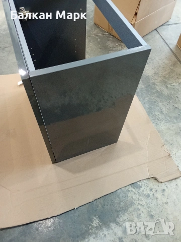 Комплект Шкаф за баня + Мивка Tiny 45 см – Антрацит , снимка 9 - Шкафове - 54156461