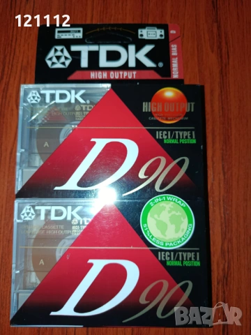 Аудио касети TDK D 90 ., снимка 3 - Аудио касети - 54057863