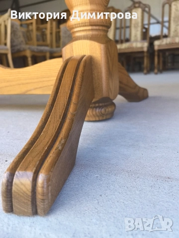 Разтегателна трапезна маса 2,80 м. , снимка 5 - Маси - 54115658