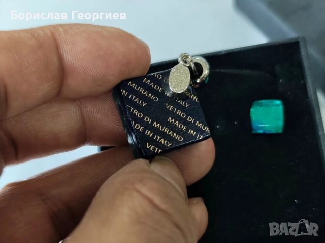 Колие и обеци murano glass Italy, снимка 4 - Бижутерийни комплекти - 52236450
