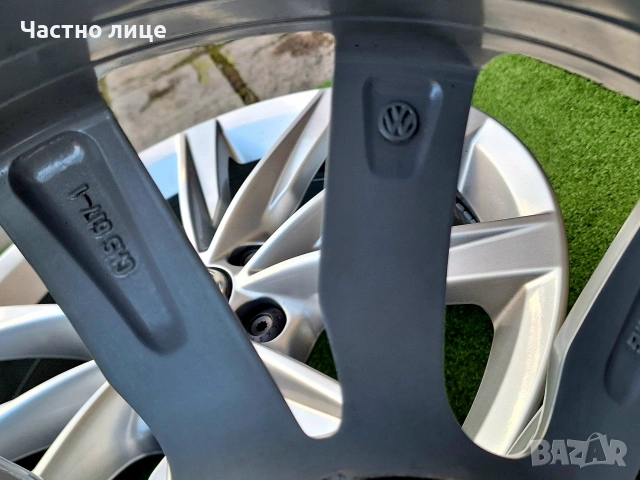 Продавам 4бр оригинални 17-ки джанти за Фолксваген Тигуан, Пасат, Туран, Голф , снимка 8 - Гуми и джанти - 53622624