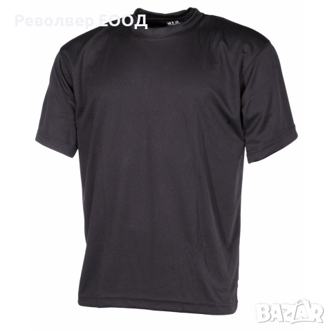 Тениска Tactical черна MFH, снимка 1 - Екипировка - 45052527