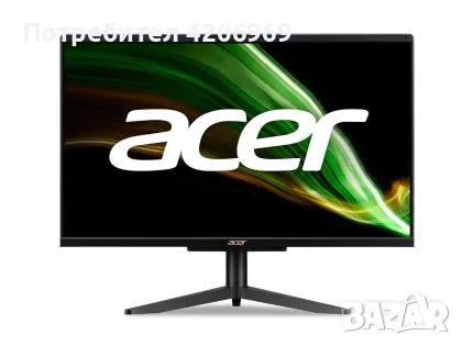 Настолен компютър Acer Aspire C22-1600 All-in-One, Intel Celeron N4505, 21.5", 8GB RAM, 256GB SSD, N, снимка 1 - За дома - 47036224