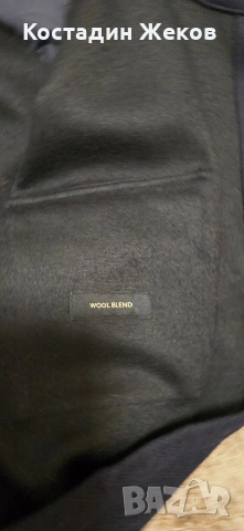 Мъжко връхно яке тип риза (overshirt) в тъмносин цвят. Massimo Dutti. Като ново.  , снимка 11 - Якета - 53815264