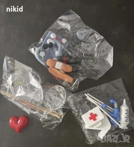 сет медицински лекарски докторски медицина лекар доктор украса декорация топери за торта аксесоари, снимка 10 - Други - 51466178