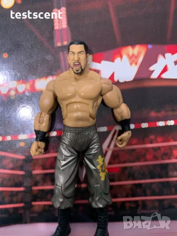 Екшън фигура WWE Дайвари Shawn Daivari Deluxe Aggression action figure играчка, снимка 6 - Колекции - 48829990