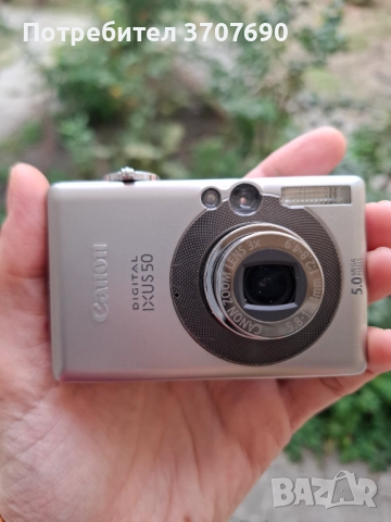 Компактен дигитален фотоапарат Canon Digital IXUS 50, снимка 3 - Фотоапарати - 52482539