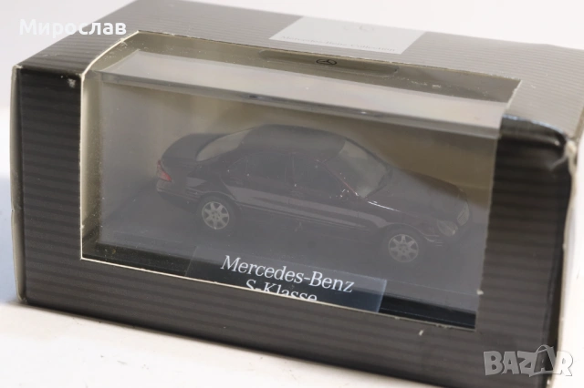 HERPA H0 1/87 MERCEDES BENZ S Klasse КОЛИЧКА МОДЕЛ, снимка 4 - Колекции - 53570633