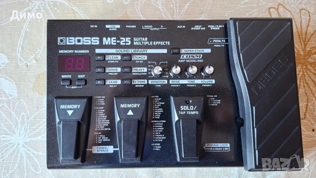 Китарен процесор BOSS ME 25 като нов