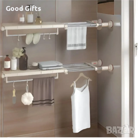 Сложете край на хаоса в гардероба или шкафовете с нашия разтегателен телескопичен разделител. Този и