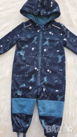 Детски софтшел гащеризон 9-12 месеца , снимка 6 - Бебешки гащеризони - 52677682