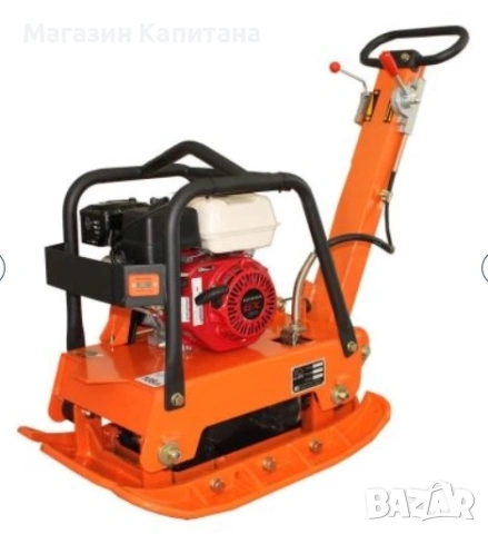 Реверсивна трамбовка Bisonte PCR 160 H, HONDA GX160, 7 к.с, 30.5 kN, с допълнително уширение