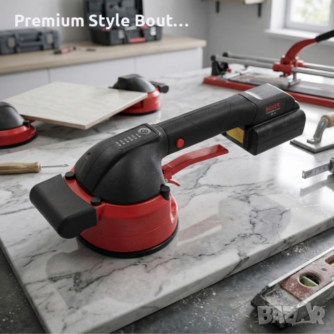 Вибрационна вендуза за плочки Boxer BX702 – Прецизно нивелиране без въздушни мехури, снимка 4 - Други стоки за дома - 53950318