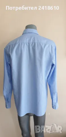 Hugo Boss Len / Organic Cotton  Slim Fit Mens Size 42 - L - 16 /1/2 НОВО! ОРИГИНАЛ! Мъжка Риза!, снимка 7 - Ризи - 50436194