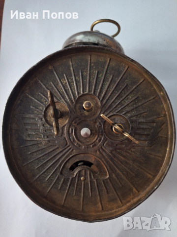 Будилник механичен Kienzl-Германия. работи точно, звъни, профилактиран, снимка 4 - Антикварни и старинни предмети - 53795152