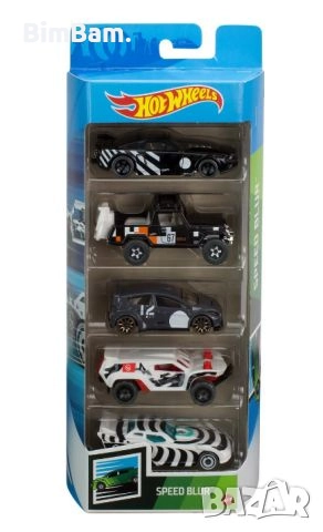 Оригинален комплект колички Hot Wheels - Speed Blur