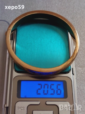 Златна дамска гривна,тип белезници,ръчна гравюра,20.60 гр. злато 333, снимка 8 - Гривни - 54237925