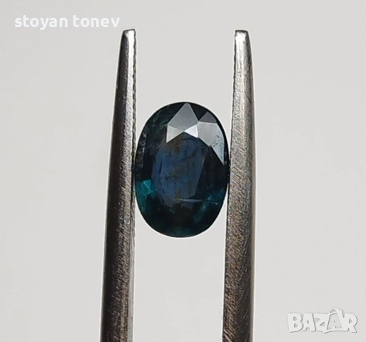 Естествен ненагряван син сапфир 0.97 карата от Мадагаскар! Сертифициран!, снимка 5 - Други - 53716405