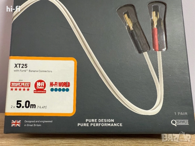 QED XT25 / Кабели за тонколони, снимка 3 - Тонколони - 52190362