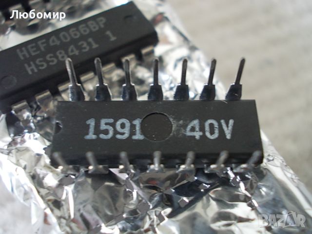 Интегрална схема HEF4066BP, снимка 3 - Друга електроника - 45339052