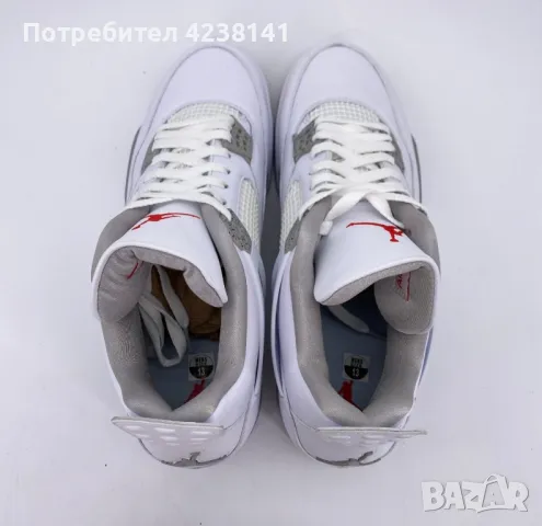 Air Jordan 4 Retro " Wheit Oreo", снимка 3 - Маратонки - 47267840