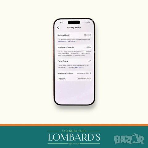 Apple iphone 17 pro 256 GB/100%, N: 37136, снимка 3 - Apple iPhone - 53468388