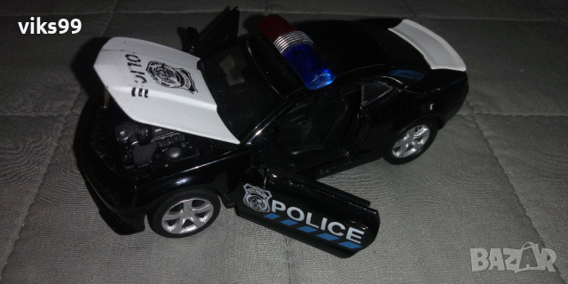 Метална кола Chevrolet Camaro SS, police car, снимка 2 - Колекции - 39111242