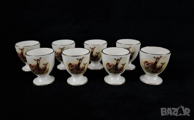 На части! Ловен сервиз с дивеч за кафе и храна за 8 човека - Kaiser, снимка 7 - Сервизи - 52398140