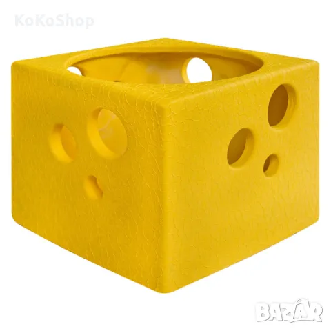 Кашпа за орхидея-14х14 см./жълта кашпа за орхидея/керамична кашпа за орхидея