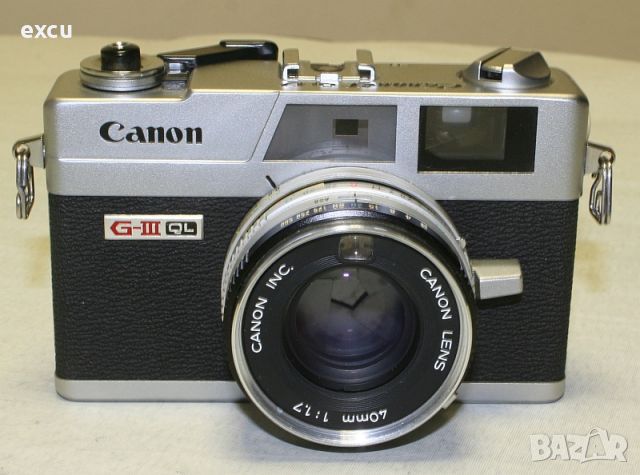 Телеметричен апарат Canon Canonet QL-17 G-III, снимка 2 - Фотоапарати - 46456189