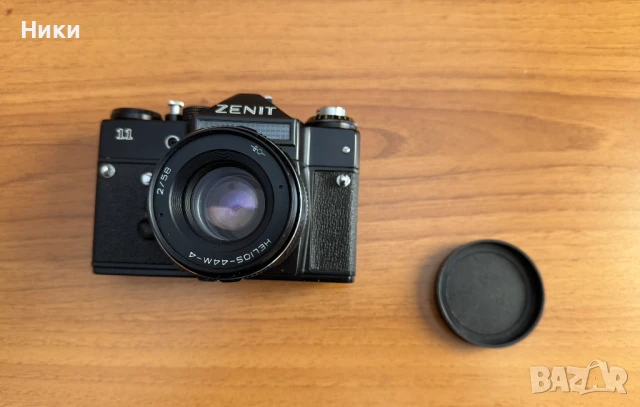 Продавам фотоапарат ZENIT 11 с обектив NELIOS - 44M - 4 и оригинален калъф., снимка 3 - Фотоапарати - 50458388