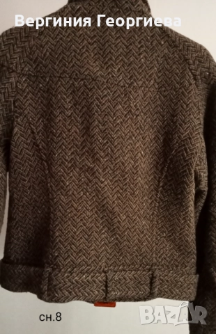 Дълго зимно яке, кожухче, уникална жилетка, вълнено яке и други , снимка 8 - Якета - 52151990