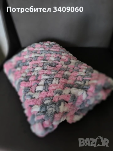 Ръчно плетени БЕБЕШКИ ОДЕЯЛА , снимка 6 - Кошарки - 54045409