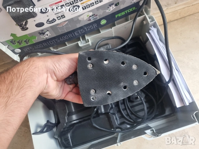 Festool DTS 400 REQ виброшлайф, снимка 4 - Други инструменти - 54051325