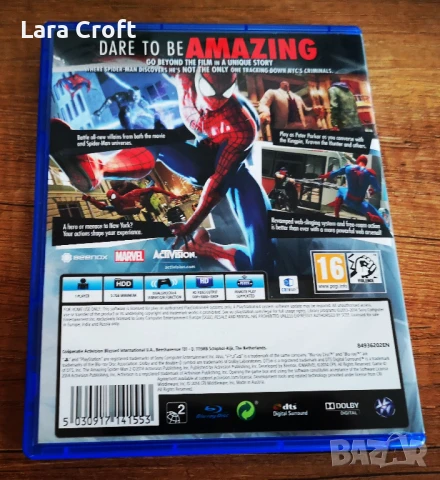 PS4 The Amazing Spider-man Playstation 4, снимка 2 - Игри за PlayStation - 51367014