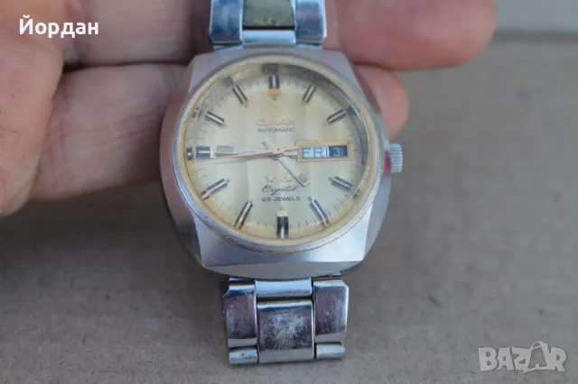 Швейцарски мъжки ръчен часовник ''Omax'' /25 камъка/ автоматик, снимка 2 - Мъжки - 50084955