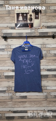 Tommy Hilfiger M-дамска тениска (х-413), снимка 7 - Тениски - 52394324