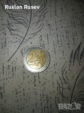 монета 2 euro 