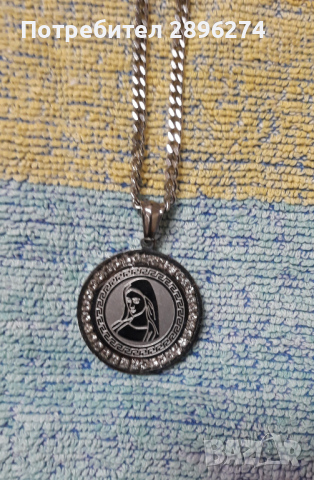 Медальон Дева Мария, снимка 3 - Колиета, медальони, синджири - 44994768