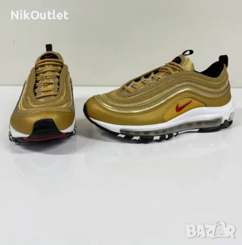 Nike Air Max 97 Gold, снимка 3 - Маратонки - 48451175