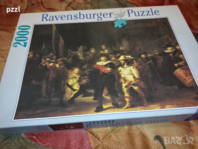 Пъзел "The nightwatch" Rembrandt 2000г. Ravensburger 2000 части, снимка 1
