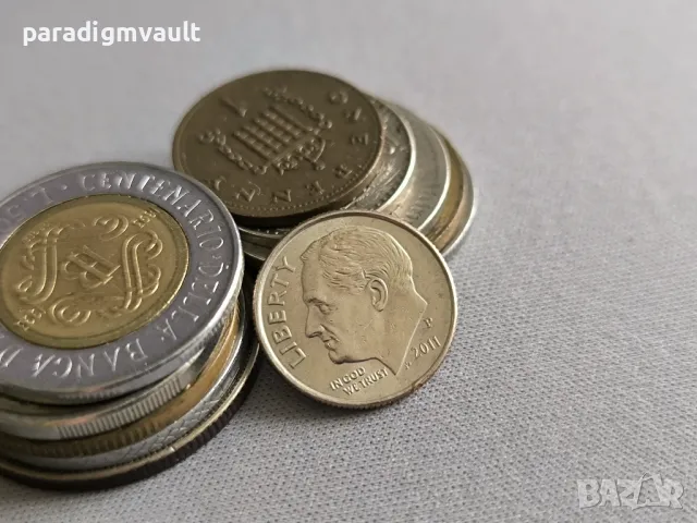 Монета - САЩ - 1 дайм | 2011г., снимка 2 - Нумизматика и бонистика - 50038642