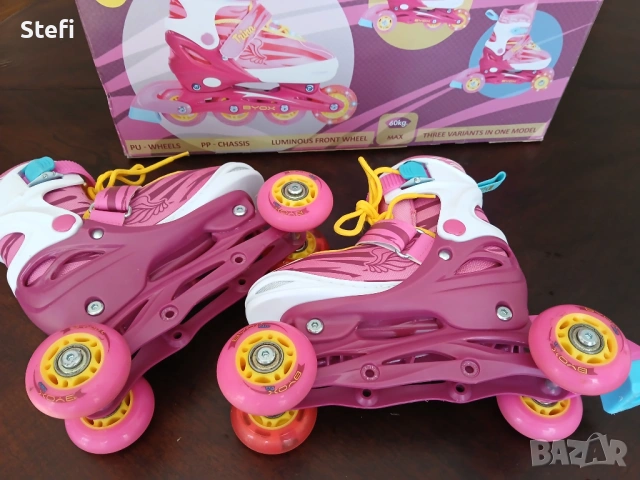 Детски Ролери- Кънки 3в1 BYOX, снимка 4 - Ролери, кънки - 53934431