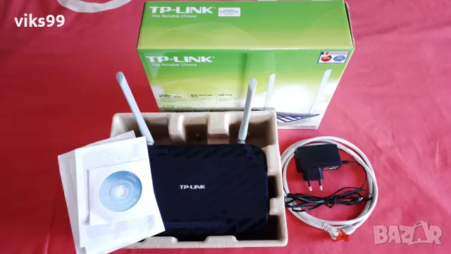 Wi-Fi Рутер TP-Link Archer C20 AC750 Dual Band с USB, снимка 2 - Рутери - 49451013